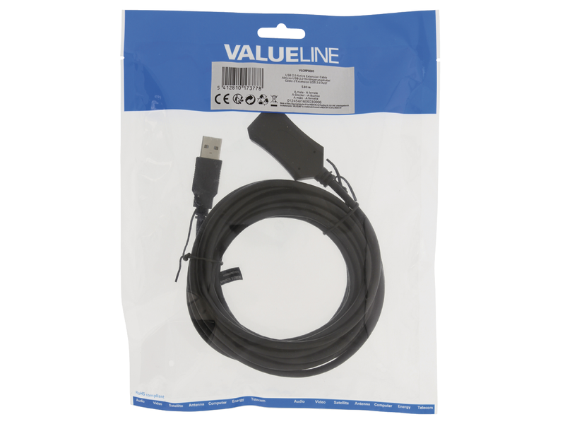 Valueline USB 2.0 aktív hosszabbító kábel (VLCRP6005)