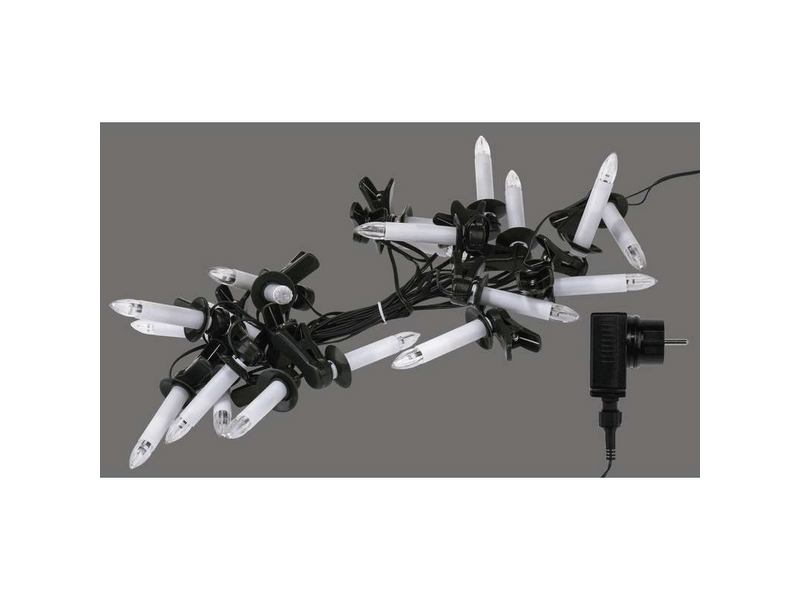 EMOS Karácsonyi dekoráció GYERTYA 20LED 7M WW (ZY1424)