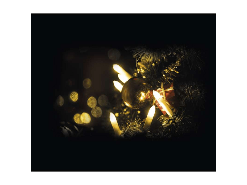 EMOS Karácsonyi dekoráció GYERTYA 20LED 7M WW (ZY1424)