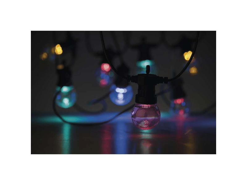 EMOS LED fényfüzér 10xParty Izzó színes IP44 EMOS (zy1938)