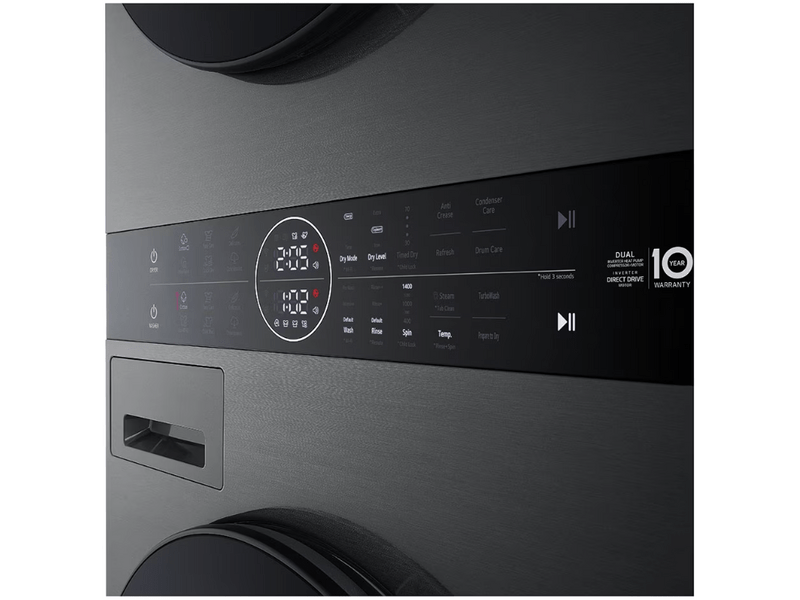 LG WT1210BBF Toranj perilice-sušilice rublja, crni