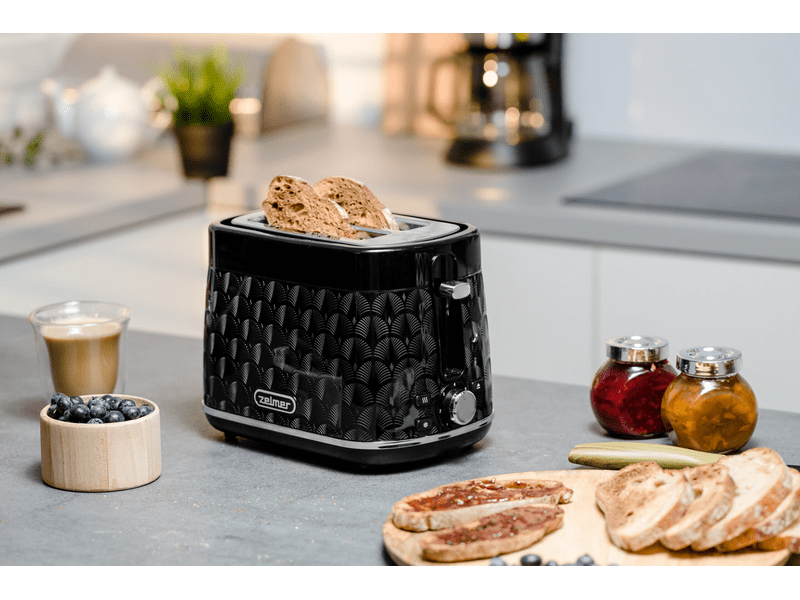 Zelmer ZTS8010 Kenyérpirító, fekete