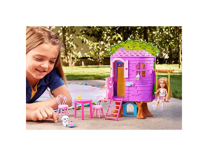 Barbie, a film: Chelsea lombháza játékszett (HPL70)