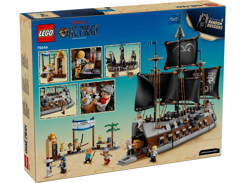 LEGO® One Piece Garp tengeri csatahajója (75646)