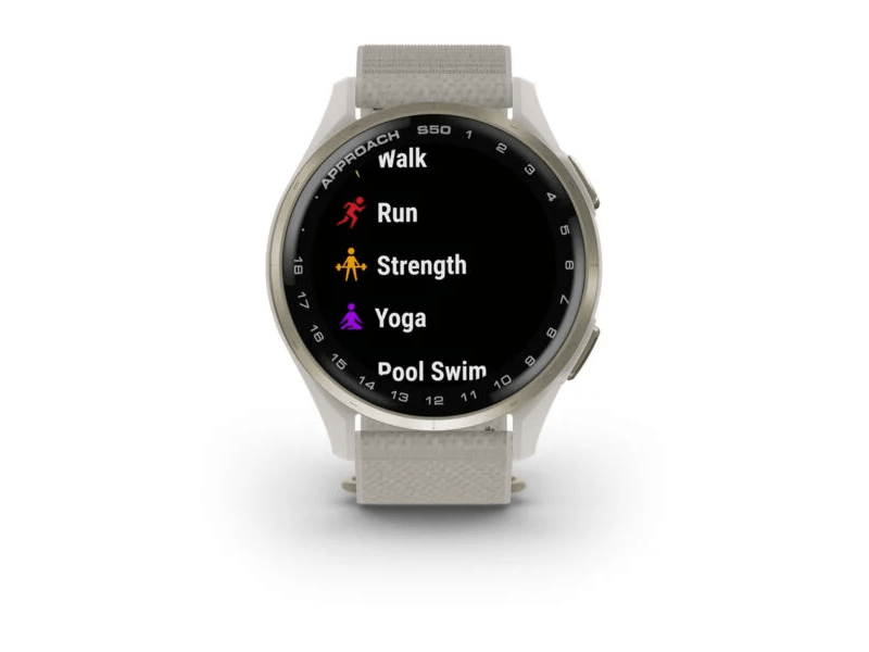 Garmin Approach S50 Okosóra, arany/krém (010-03010-01)