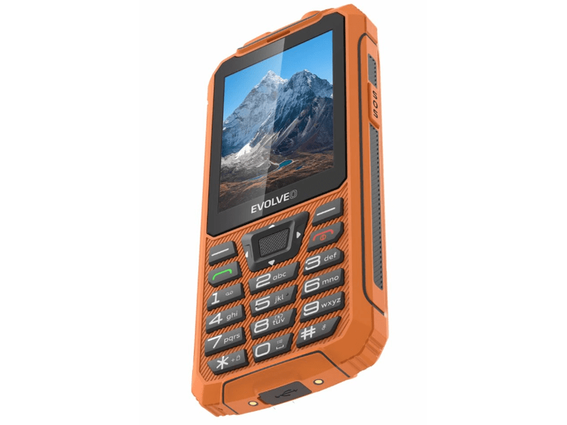 Evolveo StrongPhone Z6 Mobiltelefon, narancssárga (SGM SGP-Z6-OR)