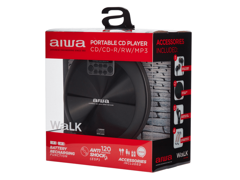 Aiwa PCD-810BK Hordozható CD-lejátszó