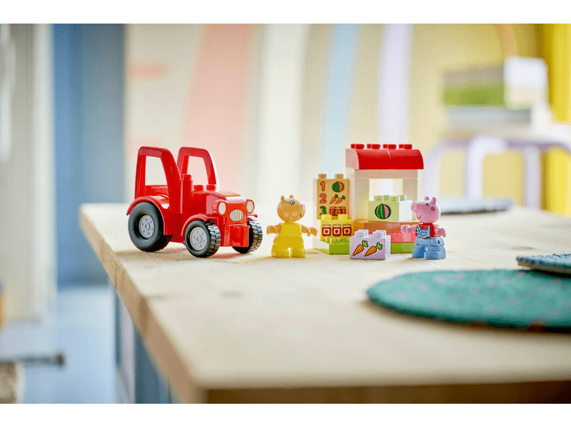 LEGO® DUPLO® Peppa malac Traktor és piac (10468)