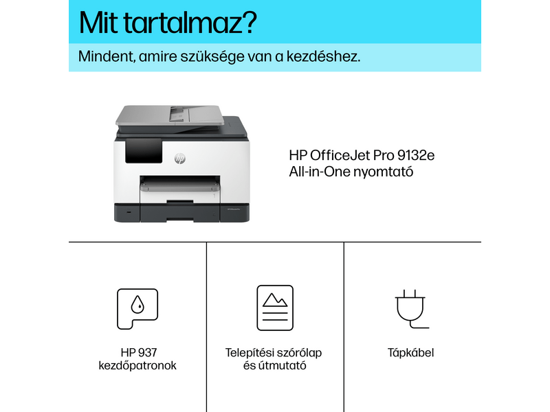 HP OfficeJet Pro 9132e All-in-One nyomtató (404M5B) Instant Ink