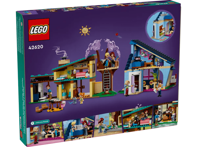 LEGO® Friends Olly és Paisley családi házai (42620)