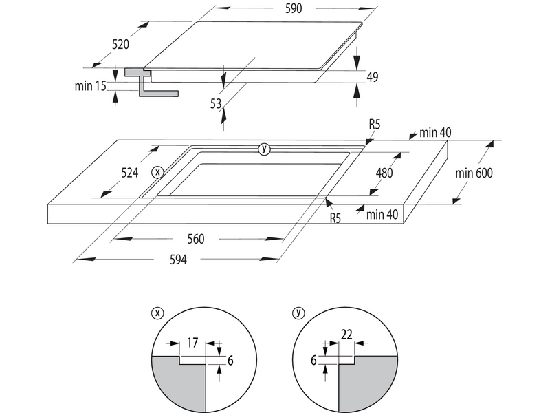 Gorenje BPS6737E04DBG Beépíthető sütő + Gorenje GI6442BSCE Indukciós főzőlap