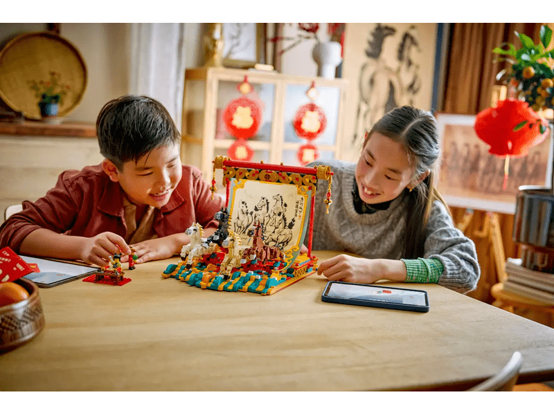 LEGO® Vágtázó lovakat ábrázoló festmény (80119)