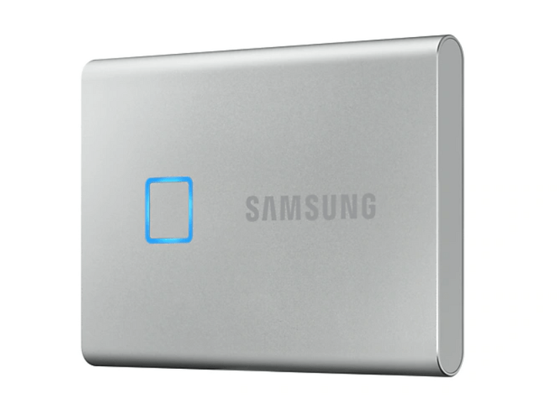Samsung T7 Touch USB 3.2 1TB Hordozható SSD Ezüst (MU-PC1T0S)