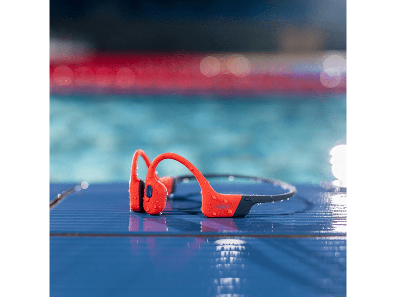 Shokz OpenSwim Pro Bluetooth fülhallgató, piros (S710-ST-RD)