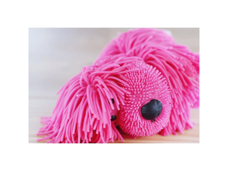 Eolo JIggly Pets Riszáló Állatok, kutya, pink (WD188-PI)