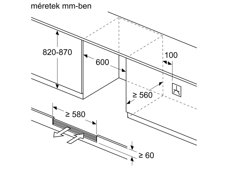 Neff KU9213HG0 Beépíthető borhűtő