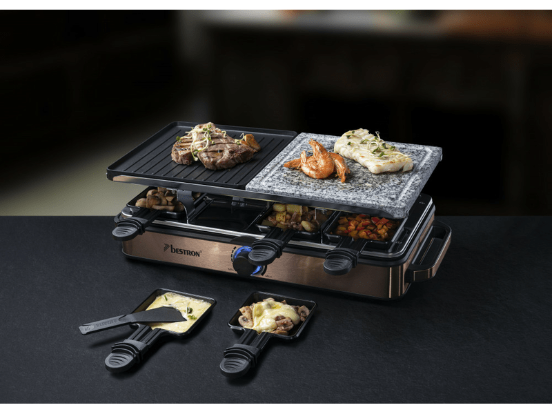 Raclette grill XXL, réz