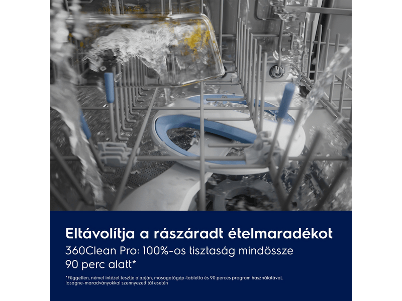 Electrolux E87LB200S Beépíthető mosogatógép