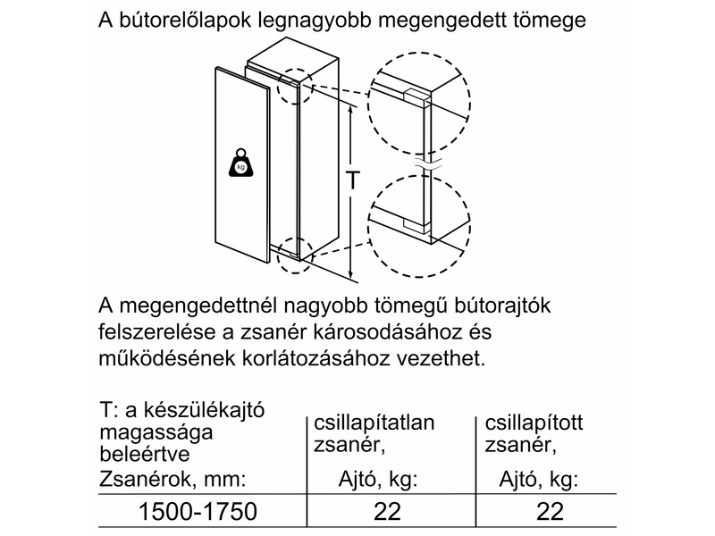 Bosch GIN81ACE0 Beéíthető fagyasztószekrény