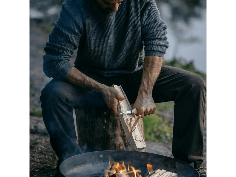Fiskars Norden faragó kés bőr tokkal (1071897)