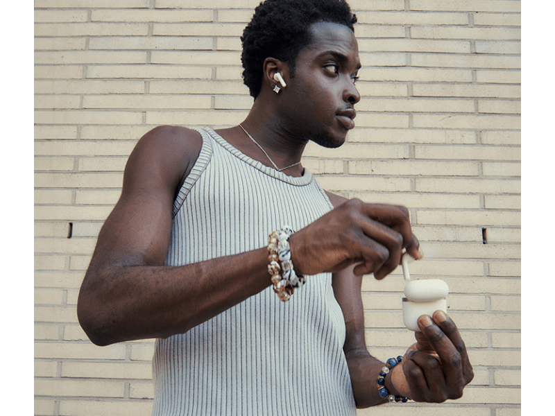 Edifier W200T TWS fülhallgató, bézs