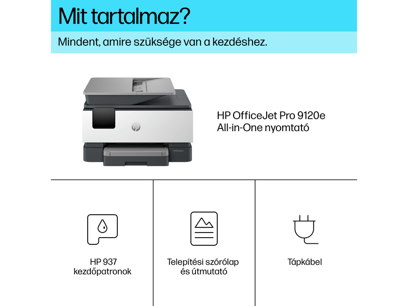 HP OfficeJet Pro 9120e All-in-One nyomtató (403X8B) Instant Ink