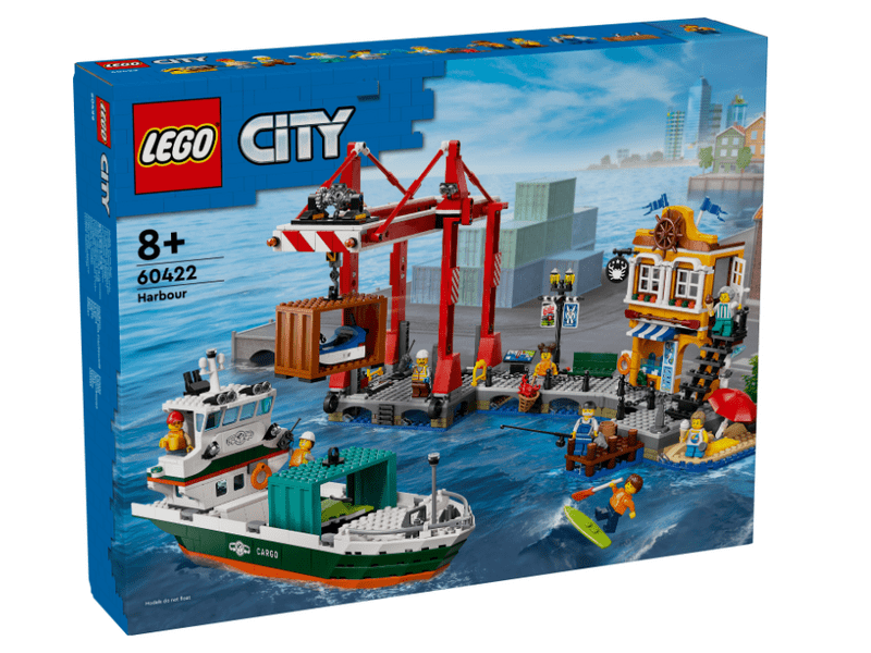 LEGO® City Primorska luka s teretnim brodom (60422)