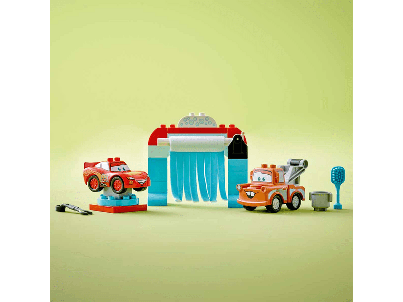 LEGO® DUPLO Villám McQueen és Matuka vidám autómosása (10996)