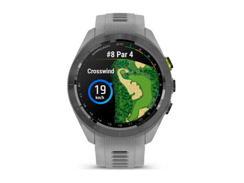 Garmin Approach S70 (42mm) Okosóra, fekete/szürke (010-02746-11)