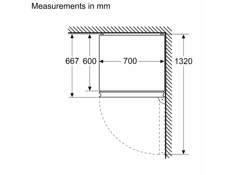 Bosch KGN492IAF Alulfafyasztós kombinált hűtőszekrény