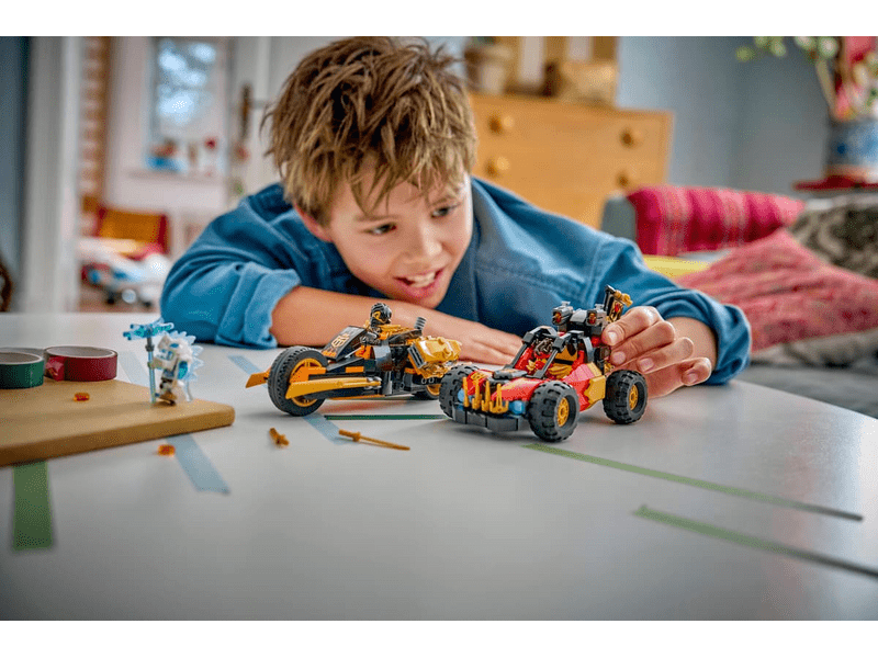 LEGO® Ninjago® Kai és Cole kombinálható járművei (71864)