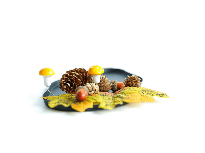 Family 59021 Őszi dekoráció, falevél, toboz, tök szett, 4 féle