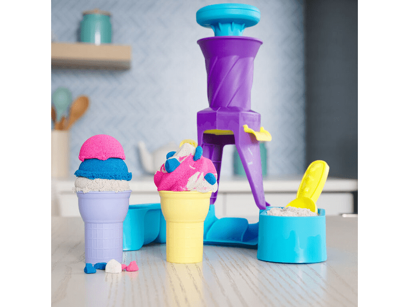 Kinetic Sand - Selymes fagylalt tálaló készlet (6068385)