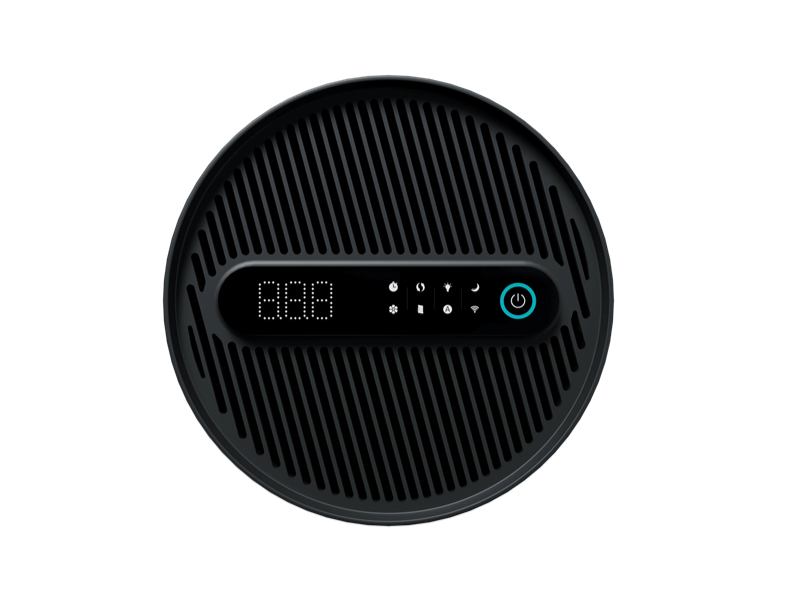 Légtisztító, 28nm-ig, fekete