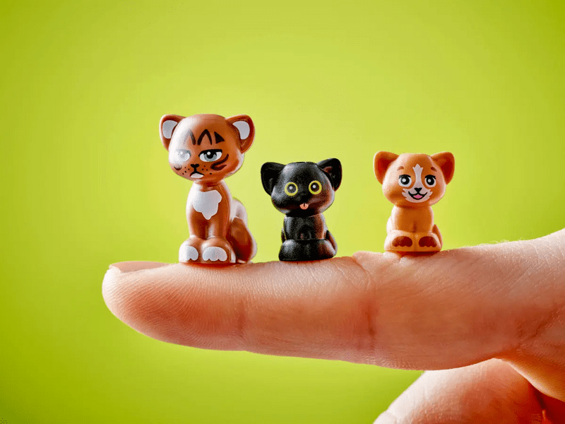 LEGO® Friends Rođendanska zabava s mačićima i kućica na drvetu za mačke (42666)