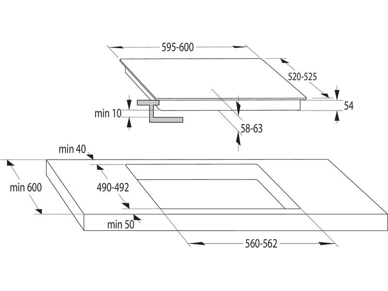Gorenje BO6735E05B Beépíthető sütő+Gorenje GI601FMC Indukciós főzőlap+Gorenje BM201AG1BG Beépíthető mikrohullámú sütő