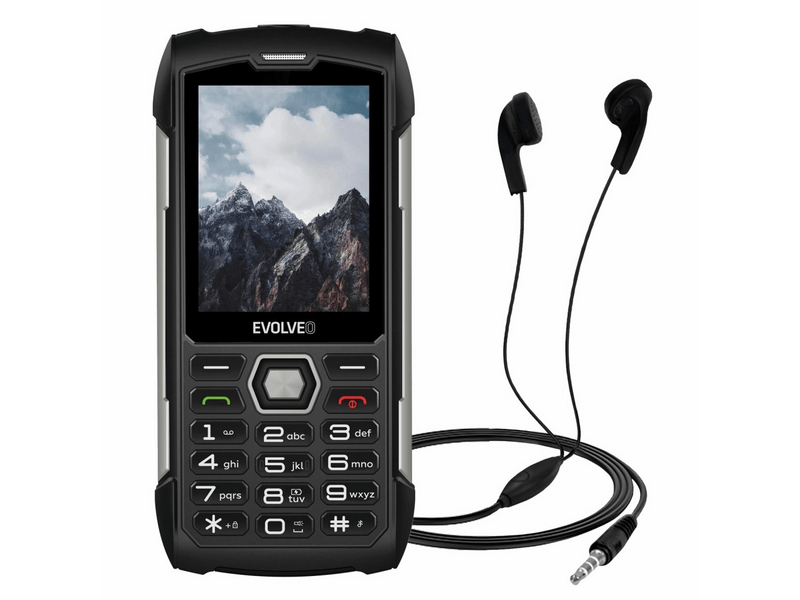 Evolveo StrongPhone H1 Mobiltelefon, fekete-ezüst (SGM SGP-H1-BS)