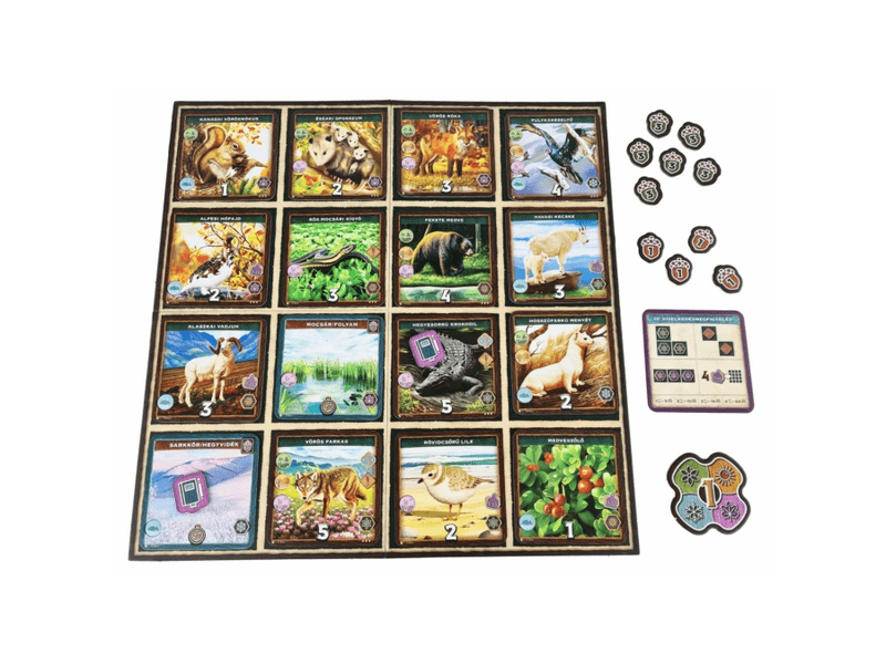 Irány a vadon! - Észak-Amerika társasjáték (RGE 10001)