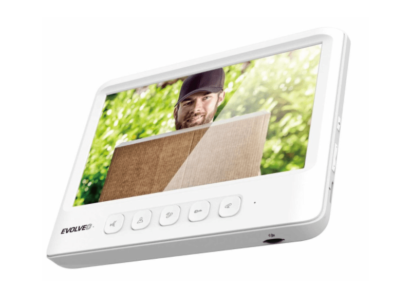 EVOLVEO DoorPhone IK06, videós kaputelefon szett memóriával és színes displayjel