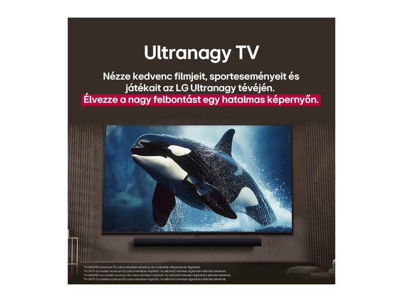 Smart LED TV, 4K UHD, HDR, webOS