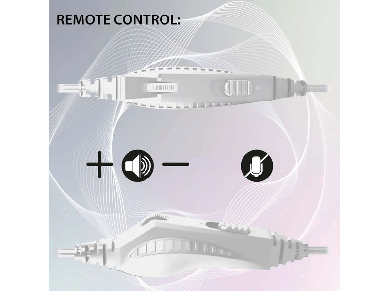 Subsonic Spectra Gaming headset, rózsaszín (SA5684-1)