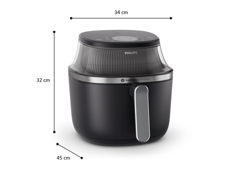 Airfryer,Series 3000,XXL,7,2L,fekete