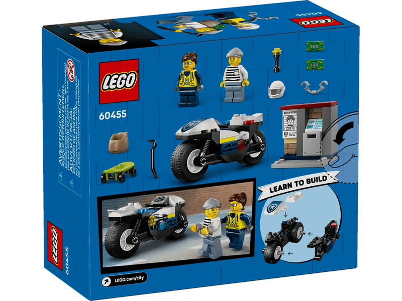 LEGO® City Potjera policijskih motociklista (60455)