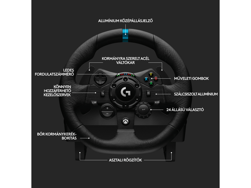 Logitech G923 TrueForce XBox/PC Szimulátor-versenykormány