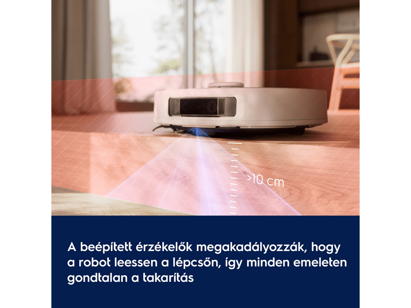 Electrolux ER81UW3SW 800 LiDAR robotporszívó, fehér