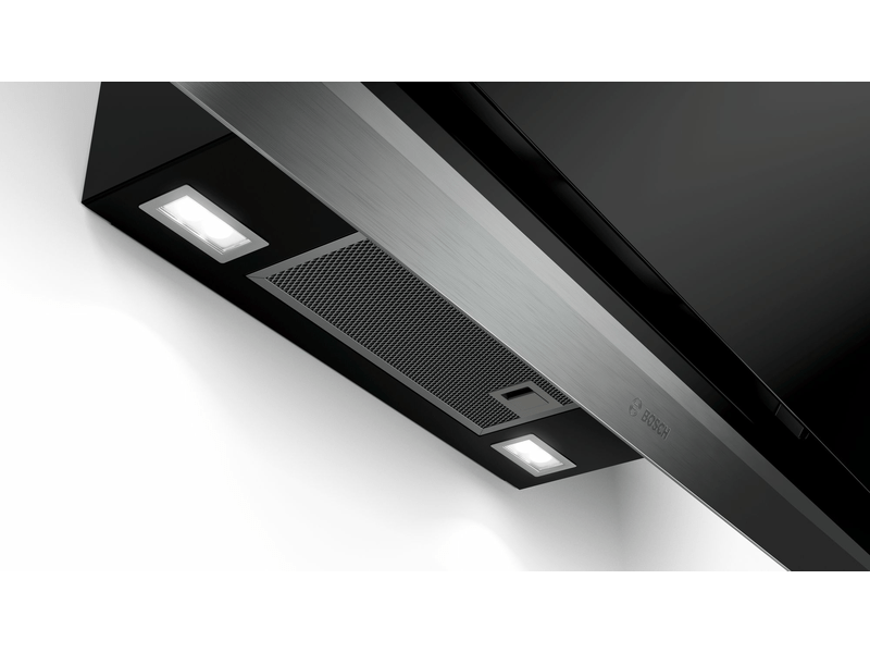 Bosch HRG7784B1 Beépíthető sütő + Bosch PXY875KW1E Beépíthető Indukciós főzőlap + Bosch DWK98PR60 Fali páraelszívó