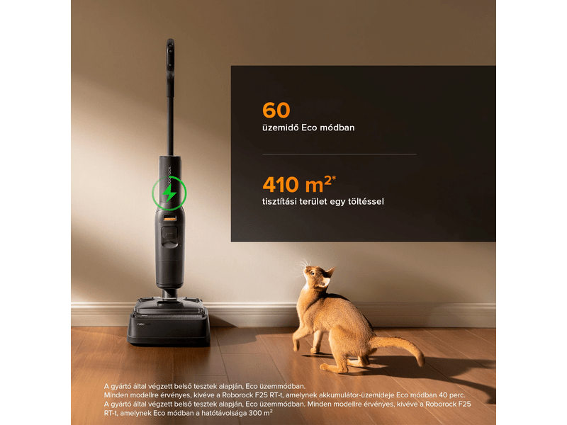 Roborock F25 ACE száraz-nedves vezeték nélküli porszívó, fekete (VCRO-F25-ACE)