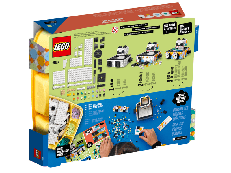 LEGO® DOTS Cuki pandás tálca (41959)