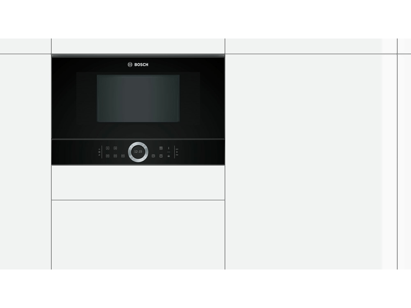 Bosch HBG7341B1 Beépíthető sütő + Bosch PPH6A6B20 Beépíthető gáz főzőlap + Bosch BFL634GB1 Beépíthető mikro