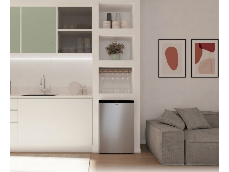 Candy CNUQ2L58EX Fagyasztószekrény, ezüst